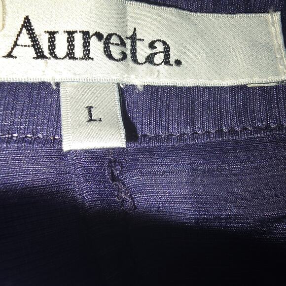 Aureta for Anthropologie Puff Sleeve Top Made with Silk and Linen - Picture 5 of 6